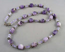 Amethyst Crystal Necklace (Vintage) H145-11