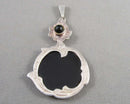Black Onyx Gemstone Pendant 925 Sterling Silver H145-17
