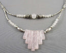 Rose Quartz Necklace (Vintage) H145-19