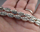 Love Charms Silver Tone 1 strand C484