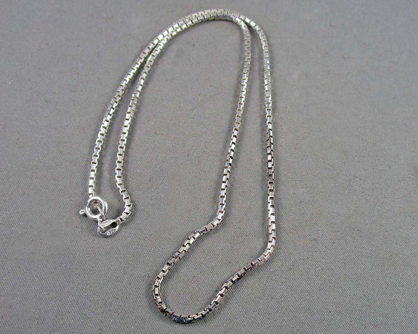 50% OFF!  925 Sterling Silver Box Chain Necklace (Various Sizes)