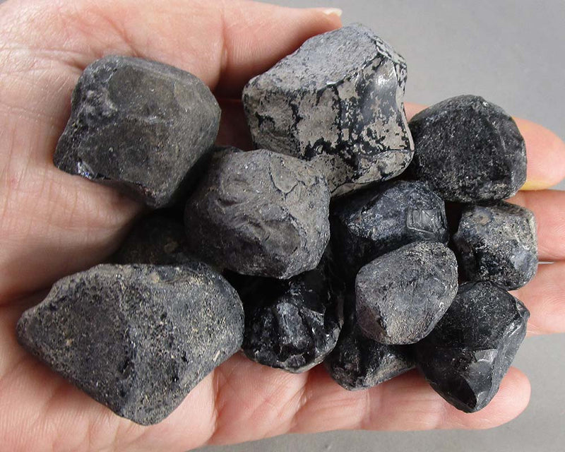 Raw Obsidian Nodules (Apache Tears) 3 pcs J177