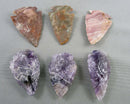 You Choose!  Amethyst or Jasper Arrowheads