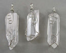 Clear Quartz Point Gemstone Pendant 1pc H146