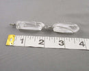 Clear Quartz Point Gemstone Pendant 1pc H146