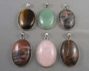 30% OFF!  You Choose!  Oval Gemstone Pendant (Various Kinds)