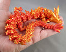 Orange Dragon Articulated Resin H006-1