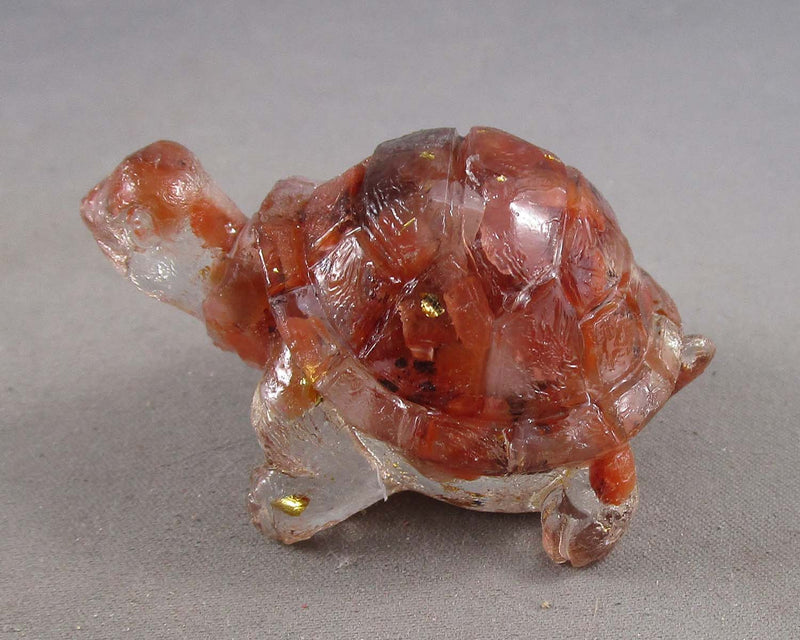 Gemstone Resin Tortoises 1pc (Various Gemstone Types)