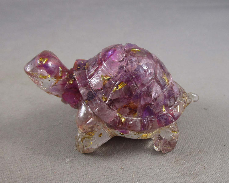 Gemstone Resin Tortoises 1pc (Various Gemstone Types)