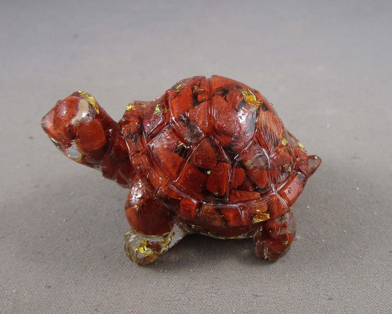 Gemstone Resin Tortoises 1pc (Various Gemstone Types)