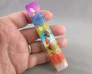 Rainbow Chakra Selenite Log 1pc (J279)