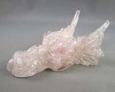 Rose Quartz In Resin Dragon H009