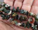 Fancy Jasper Beads Chip Strand 35" Med (G039-2)