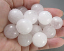 White Quartz Crystal Sphere 20mm 1pc J239