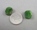 Nephrite Jade Beads 15x10mm 2pc C701
