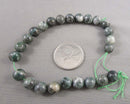 Dioptase Beads Round (Various Sizes)