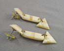 Shell & Bone Earrings (Vintage) H149-20