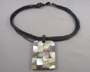 Abalone Shell Necklace (Vintage) H149-21