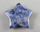Blue Quartz Gemstone Star 30mm 1pc C691