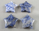 Blue Quartz Gemstone Star 30mm 1pc C691