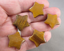 Tiger Eye Gemstone Star 20mm 1pc C342