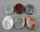 Large Oval Crystal Worry Stone 1pc J032