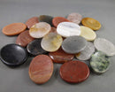 Mixed Crystal Worry Stone 1pc J123**
