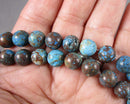 Chrysocolla Round Beads 8mm C702