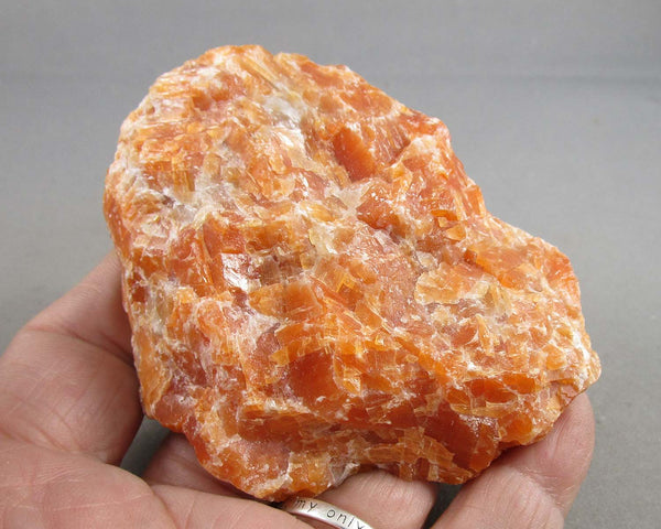 Orange Calcite Crystal 1pc B012-1
