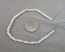 Blue Lace Agate Rondelle Beads 4x3mm C266