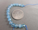 Blue Topaz Faceted Beads (Various Sizes)
