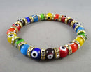 Rainbow Greek Evil Eye Bracelet 1pc Z032