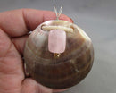 Abalone Shell & Rose Quartz Pendant (Vintage) H053-3