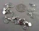 Glue-on Pendant Bail Silver Tone 30pcs G017-2