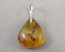 Amber Gemstone Pendant (Vintage) H053-12