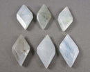 Aquamarine Diamond Bead 15x30mm 1pc C708