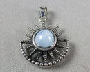 Aquamarine Gemstone Pendant Z093