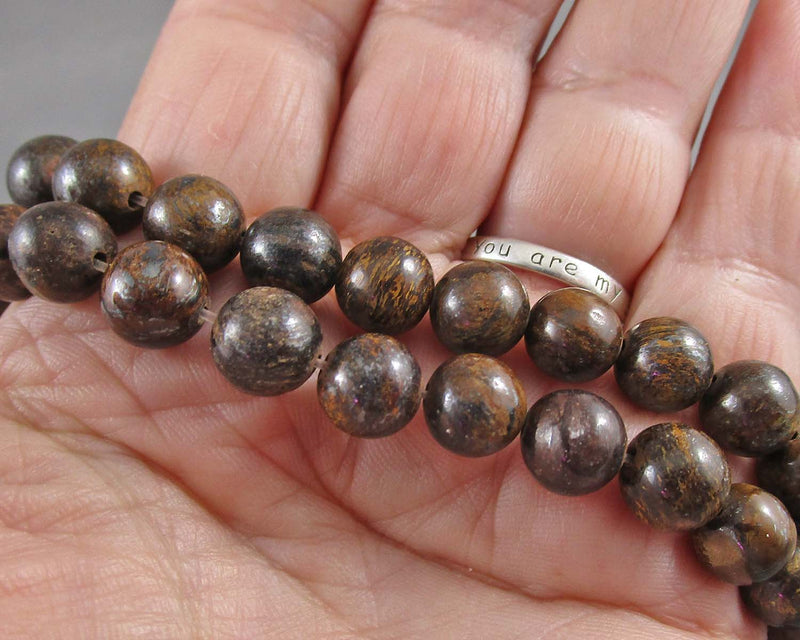 Bronzite Beads Round (Various Sizes)