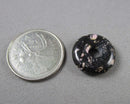 Rhodonite Donut / PI Disc Bead 18mm 1pc Z116