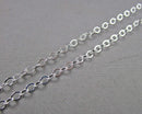 Silver Tone Cable Chain 3x3.5mm (10 Feet) C618