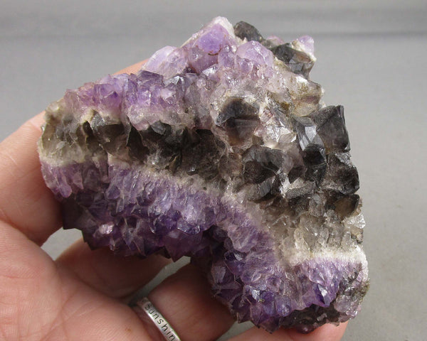 Thunder Bay Black & Purple Amethyst Crystal 1pc B121-2