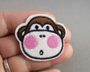 50% OFF!  Monkey Cheeks Iron on Patch 1pc E005