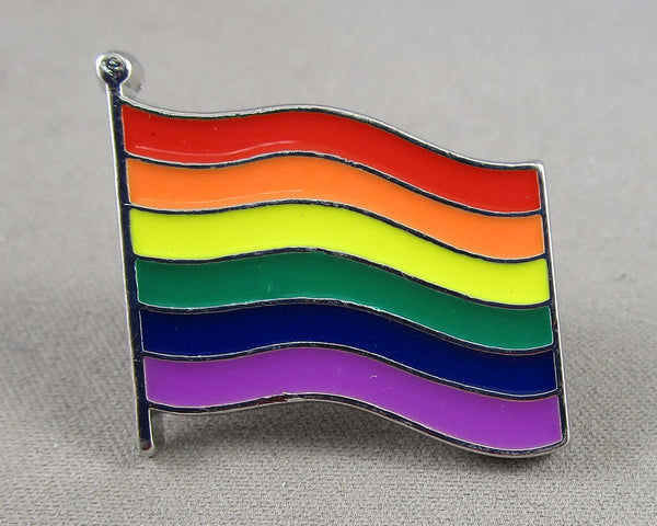 Rainbow Pride Flag Enamel Pin 1pc (BIN 29)