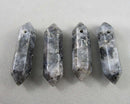 Larvikite Double Terminated Drilled Points 2pc C676