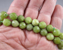 Nephrite Jade Beads (Canadian) Faceted Round 8mm C270