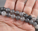 Smoky Quartz Bead Strand Round Various Sizes