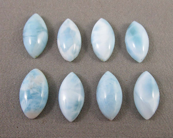 Larimar Cabochon Marquise Shape  14x7mm C504