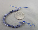 Iolite Beads Faceted Cube 4mm C512