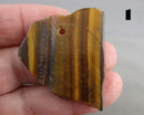 You Choose! Tiger Eye Stone Pendant (Drilled)