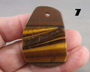 You Choose! Tiger Eye Stone Pendant (Drilled)